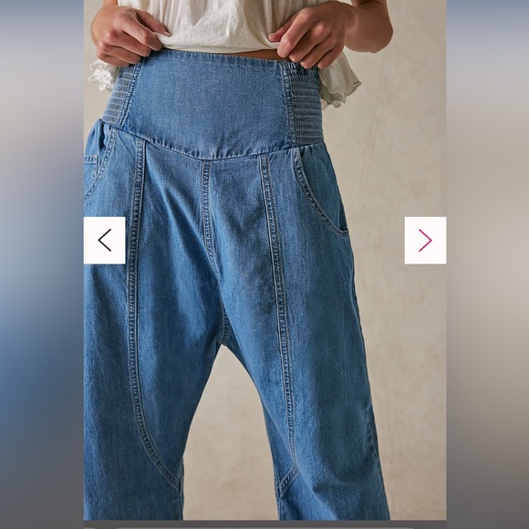 We The Free Lunan Crop Harem Jeans - Picture 2 of 12